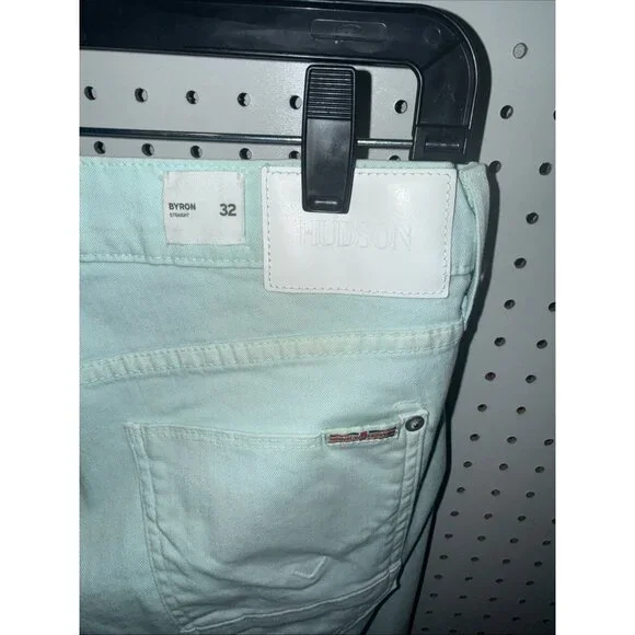 Hudson Byron Straight Jeans – Men’s Size 32x32 – Mint Green - Picture 10 of 10